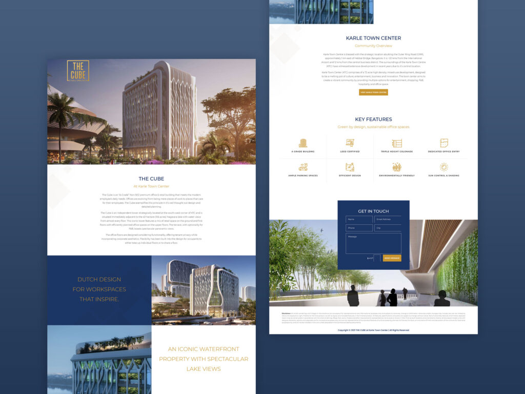 Real Estate Landing Page Design